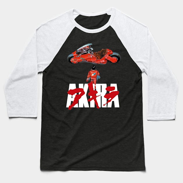 akira Baseball T-Shirt by JARA